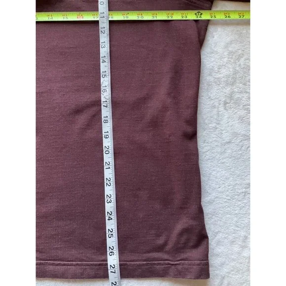 Columbia Mens Sz.XL 1/4 Zip Sweatshirt Dark Red Omni wick Cotton bld - Picture 3 of 9